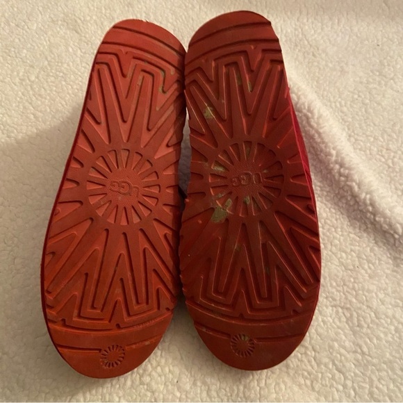 UGG Neumel Men\'s Red Suede Chukka Lace Up Ankle Boots Size 13 main image 9